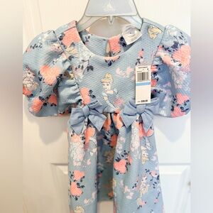 New with Tags Cinderella Bow Dress Size 5T